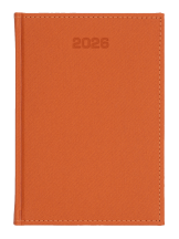 A4 tygodniowe - Denim - Pomarańcz E384