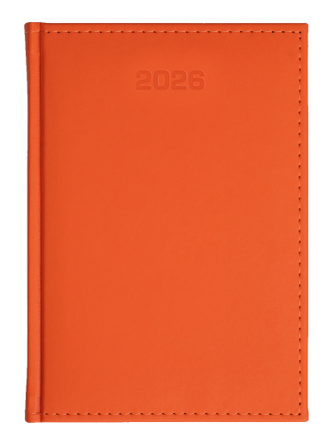 A4 tygodniowe - Porcellana - Pomarańcz G388