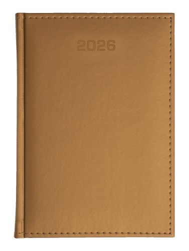 A4 tygodniowe - Porcellana - Złoty D614/M