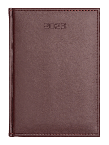A4 tygodniowe + notes - Nebraska - Bordo B459