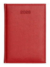 A4 tygodniowe + notes - Nebraska - Czerwień A222