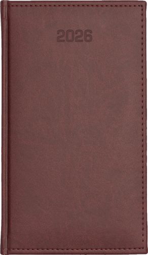A6 tygodniowe - Vivella - Bordo 4700