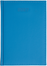 A5 dzienne 360 str. oprawy jednolite - Porcellana - Niebieski G393