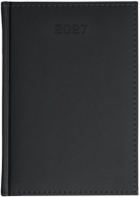 A5 dzienne 360 str. oprawy jednolite - Porcellana - Grafit B044