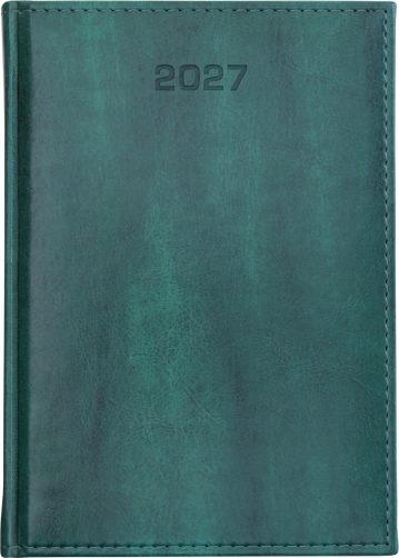 A5 tygodniowe + notes - Nebraska - Zieleń D534