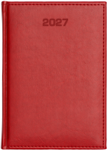 A5 tygodniowe + notes - Nebraska - Czerwień A222