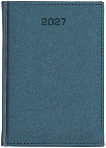 A4 dzienne 360 str. - Velour - Niebieski F492/M