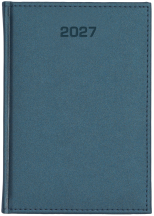 A4 dzienne 360 str. - Velour - Niebieski F492/M