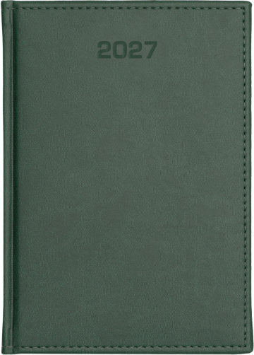 A4 tygodniowe + notes - Vivella - Zieleń 4720