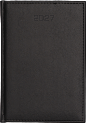 A4 tygodniowe + notes - Nebraska - Czarny/Nero