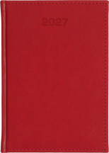 B5 dzienne - Velour - Czerwony A838