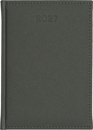 A5 dzienne 360 str. oprawy jednolite - Velour - Zieleń F488/M