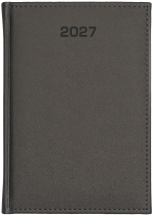 A5 dzienne 360 str. oprawy jednolite - Velour - Grafit F493/M