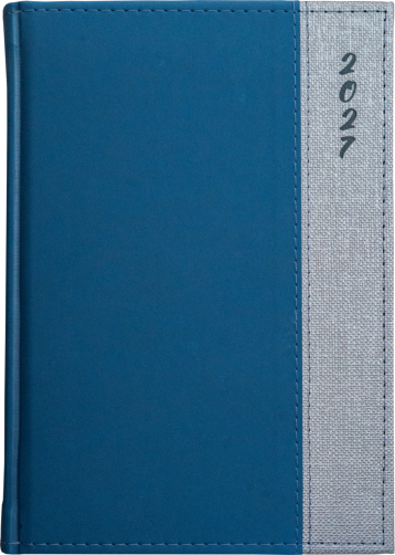 A5 dzienne 360 str. oprawy łączone - Proste pionowe - Granat A841 + 4407