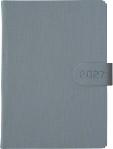 A5 dzienne 360 str. oprawy zamykane - Zamykanie NA MAGNES - Szary H213