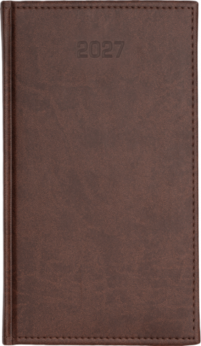 A6 tygodniowe - Vivella - Ciemnobrązowy 4654