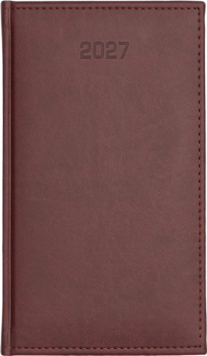 A6 tygodniowe - Vivella - Bordo 4700