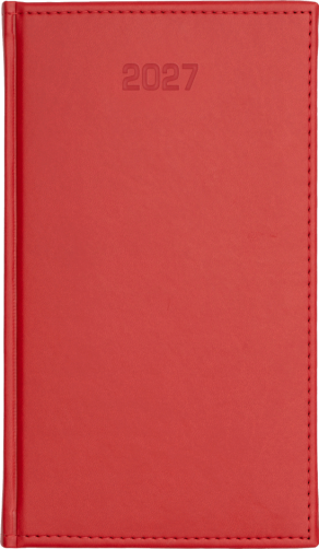 A6 tygodniowe - Vivella - Czerwień 4872