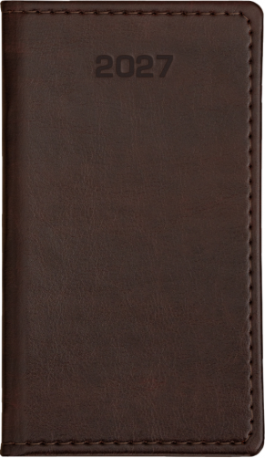 A6 tygodniowe - Nebraska Exclusive - Ciemnobrązowy D556