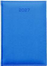 A5 dzienne 360 str. oprawy jednolite - Raso Fluo - Niebieski F287
