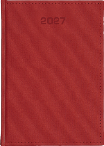 A4 tygodniowe - Denim - Czerwień E385