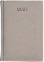 B5 tygodniowe - Velour - Srebrny F494/M