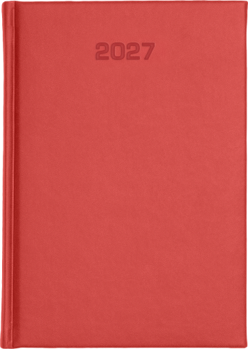 B6 dzienne - Vivella Economic - Czerwien 4872