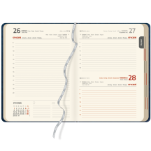 Kalendarz książkowy A5 dzienny SZAFIR | KK01