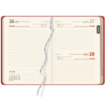Kalendarz książkowy A5 dzienny LAWENDOWY | KK03