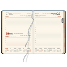Kalendarz książkowy A5 dzienny BUTELKOWA ZIELEŃ | KK26