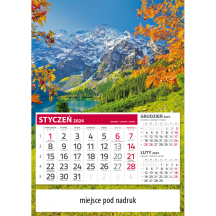 Kalendarz jednodzielny tani MORSKIE OKO | TT103